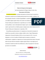 Ejemplo Modelo Plantemiento Del Problema - Pregunta y Justificación.