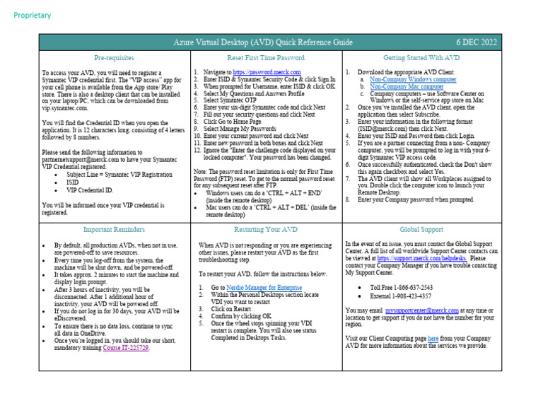 Avd Quick Reference Guide Pdf Password Application Software