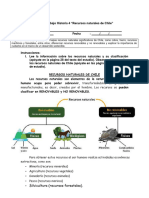 Guía Historia 5º 2 Recursos Naturales Chile