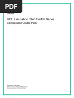 HPE FlexFabric 5945 Switch Series Configuration Guides Index