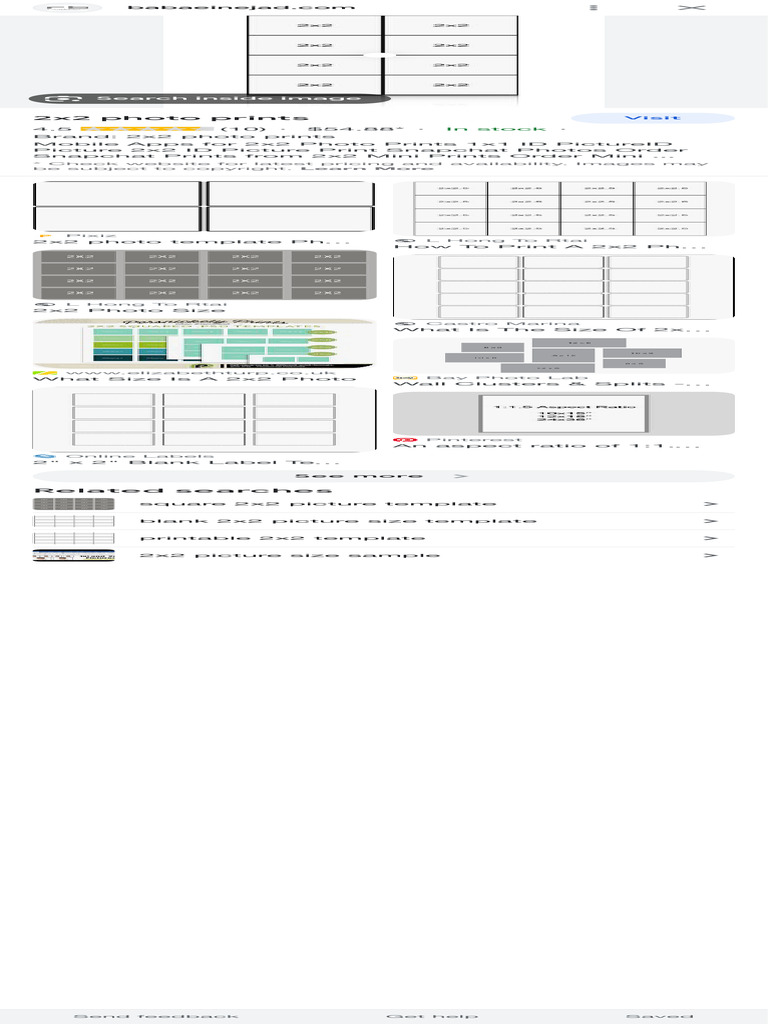 2x2 id picture template free google search pdf