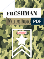 Freshman Writing Bootcamp (Teacher Copy)