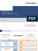 Integrigy AppDefend Overview Oracle EBS