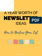 A Year of Newsletter Ideas - Startamomblog - Suzi Whitford