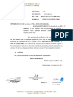 Exp. 1170-2022 Solicita Informe Oral