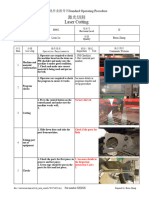 SOP For Laser Cutting