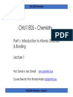 Lecture 1 Atomic Structure and Bonding