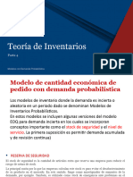 Teoría de Inventarios Parte 4