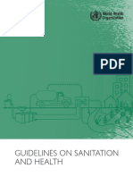 Guidelines On Sanitation and Health 2018