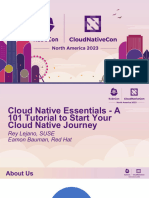 Cloud Native Essentials - A 101 Tutorial To Start Your Cloud Native Journey