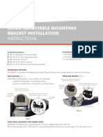 Micro Adjustable Mounting Bracket Installation Instructions