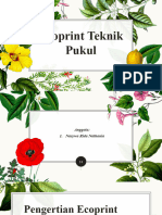 Ecoprint Teknik Pukul