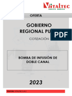 Cotizacion - Bomba de Infusión Dos Canales