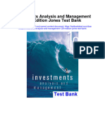Investments Analysis and Management 12th Edition Jones Test Bank