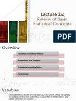 Review of Basic Statistics