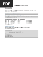 Freeradius TELNET-SSH Authentication