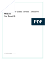 HPE Comware-Based Devices Transceiver Modules User Guide (1G) - 6W101