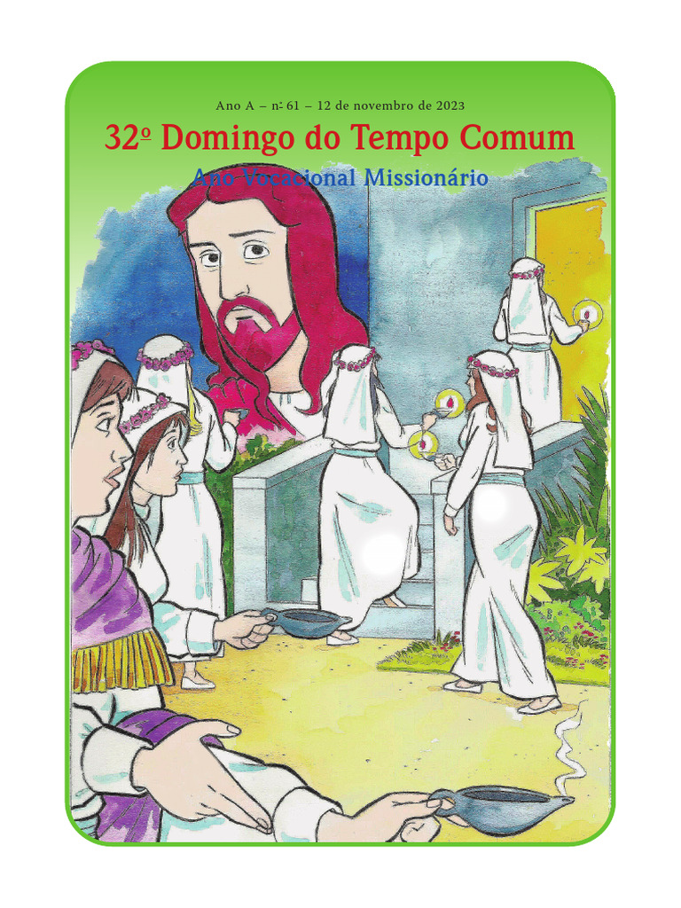 Folheto Da Santa Missa Do Domingo PDF Eucaristia Jesus