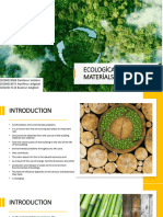 Ecological Materials
