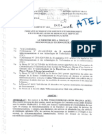 CDC ATEL-SA - LICENCE D_ETABLISSEM ENT ET D’EXPLOITATION 2G ET 3G