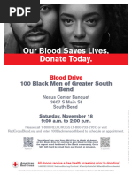 100 Black Men Blood Drive Flyer