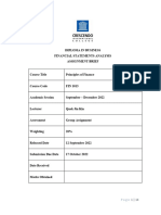 Fin1013 Group L Assignment 1 (Financial Statements Analysis)