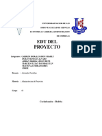 Edt de Proyecto