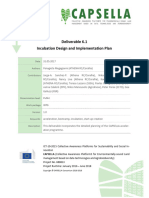 CAPSELLA D6.1 IncubationDesignImplementationPlan