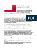 UNSC Position Paper USA