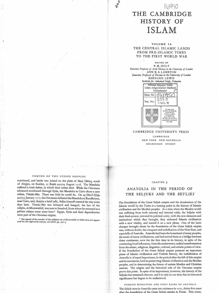 Turan Seljuks | PDF
