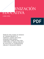 La Modernización Educativa