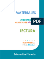 Materiales para La Toma de Lectura - Primaria