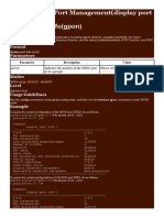 GPON Access Port Management