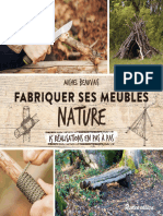 Fabriquer Ses Meubles Nature - Michel Beauvais