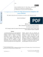 El Impacto de Los Factores de Riesgo Psicosocial en Trabajadores Del