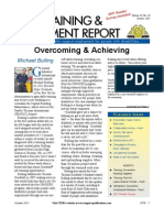 JTPR: October 2011: Overcoming & Achieving