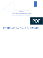 Entrevista para Alumnodocx