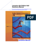 Macroeconomics 6th Edition Hall Solutions Manual