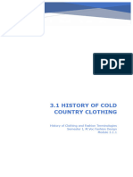 3.1.1 Cold Country Clothing History