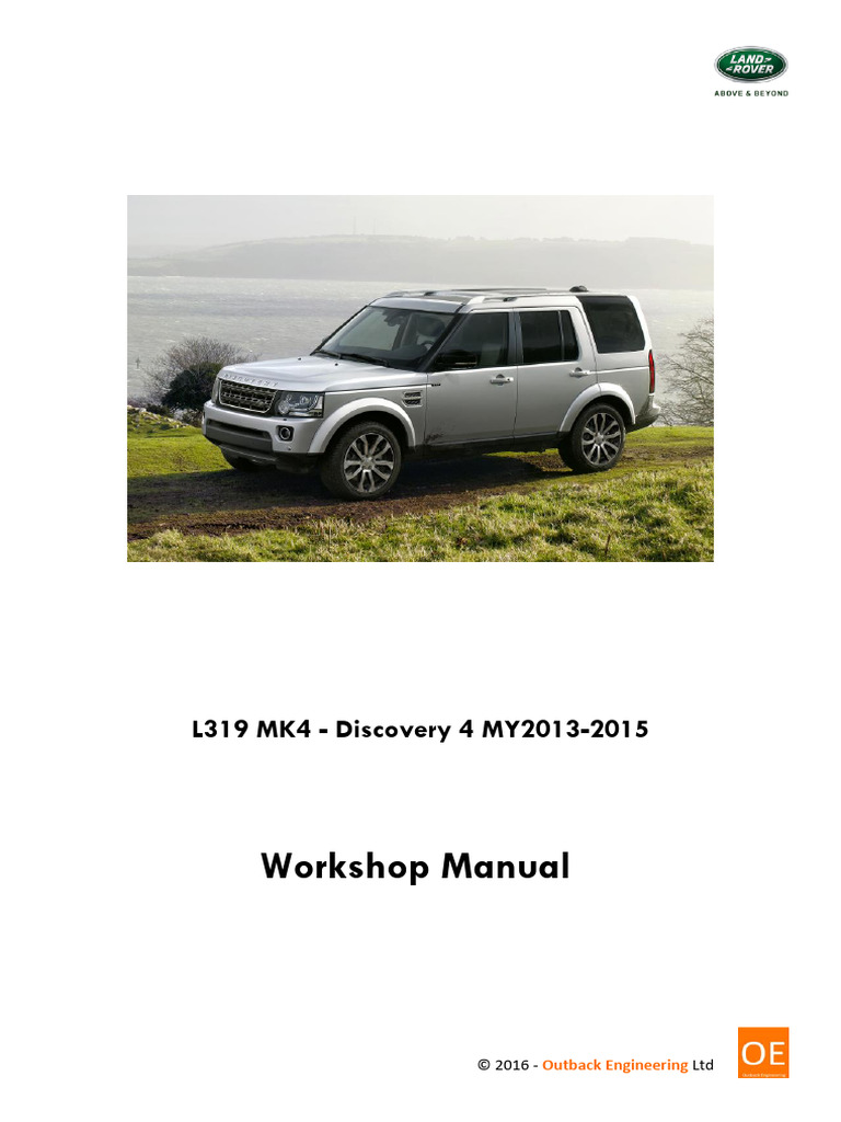 2013 LAND ROVER DISCOVERY 4 WORKSHOP MANUAL PDF FREE DOWNLOAD visual data 4