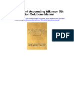 Management Accounting Atkinson 5th Edition Solutions Manual