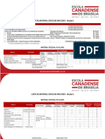 6º Ano - Grade 6 - Lista de Material Escolar L School Material List 2023