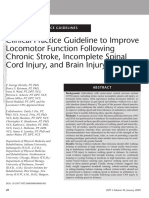 Clinical Practice Guideline to Improve Locomotor.8
