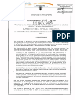 Instituto Nacional de Vías Regionales - Decreto 1961 Del 15 de Noviembre de 2023 