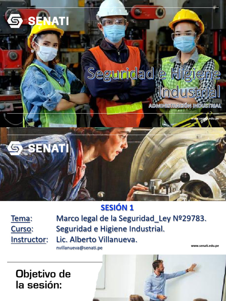 Seguridad e Higiene Industrial en SENATI | PDF | Seguridad y salud ...