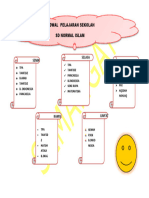 Jadwal Pelajaran Kelas 1D Husna