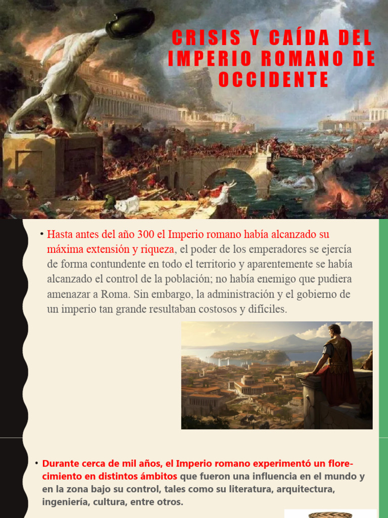 7 Crisis y Caída Del Imperio Romano de Occidente | PDF | imperio Romano ...
