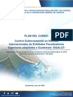 Plan de Curso Control Gubernamental en Normas ISSAI - GT Autorizado