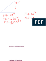 IMPLICIT DIFFERENTIATION