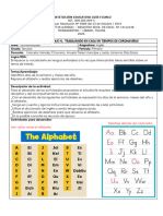 Guia de Aplicacion #1 Ingles Tercero